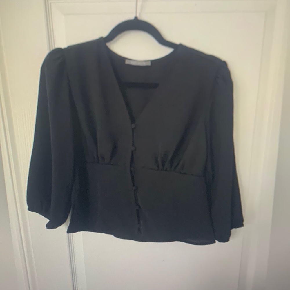 Elegant Black Women's Top